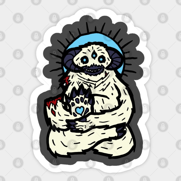 Spirit Wampa Sticker by jonah block